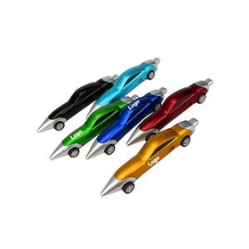 Custom Racing Car Ballpoint Pens Retractable Ball Pen, 5 1/10" L