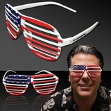 Custom Patriotic Slotted Eyeglasses