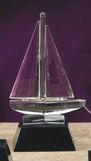 Custom Crystal Sailboat Award of Excellence (6