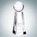 Custom Championship Basketball Optical Crystal Award (Medium), 7