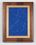 Blank American Walnut Plaque w/ Blue Marble Plate & Gold Border (8"x10 1/2"), Price/piece