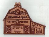 Custom Made in the USA- Wooden 2x3.5 Save the Date, 2