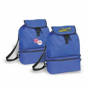 Custom Cooler Bag, Cooler w/ Foldable Backpack, Insulated Cooler, 11" L x 15.5" W x 5.5" H