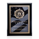 Custom Black Oakleigh Star & Stripes Plaque Award (8