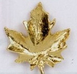 Custom Maple Leaf Stock Cast Pin
