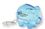Custom Translucent Blue Piggy Bank Keychain, Price/piece