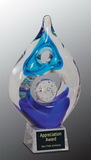 Custom Winner Art Glass, 8 1/2