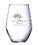 Custom 19 Ounce Concerto Stemless Wine Glass, 3" Diameter x 4.9" H, Price/piece