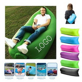 Custom Inflatable Sleeping Bag Lounger, 72 13/16" L x 29 1/2" W x 19 11/16" H