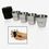 Custom Stainless Steel Shot Glass Set With 4 Cups, Price/piece