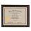 Blank Certificate Holder Plaque w/ Certificate Recess Under Plexiglass, Price/piece