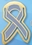 Custom Prostate Cancer Awareness Ribbon Bookmark, Price/piece