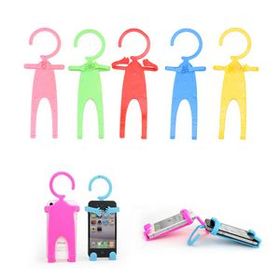 Custom Human Shape Flexible Cell Phone Holder, 8" L x 6" W