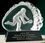 Custom Women's Tennis Glacier Sports Award on Genuine Marble Base (5"), Price/piece