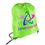 Custom Super Saver Nylon drawstring bag with Reinforced Corner, 15" W x 18" H, Price/piece