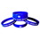 Custom Silicone Bracelet, 8" L x 1/2" W, Price/piece