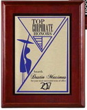 Custom Edgement Wood Plaque Award (12