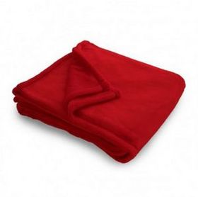 Blank Cloud Mink Touch Throw Blanket - Red, 50" W X 60" L