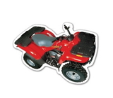 Custom Four Wheeler #2 Magnet - 5.1-7 Sq. In. (30MM Thick)