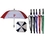 Custom Square 2 Tone Golf Umbrella (60" Arc), Price/piece