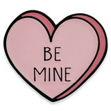 Blank Be Mine Candy Heart Pin, 3/4