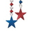 Custom Foil Star Danglers, 30" L, Price/piece