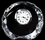 Custom Mini Designer Round Crystal Clock, 3 1/2" W X 3 1/4" H X 7/8" D, Price/piece