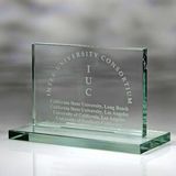 Custom Awards-optical crystal award/trophy 6 inch high, 8