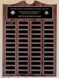 Custom Roster Series Traditional Plaque w/ 48 Extra Large Individual Plates (20
