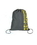 Custom Two Tone Nylon Drawstring Backpack, 15" W x 19" H, Price/piece