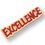 Blank Etched Enameled School Pin (Excellence), Price/piece