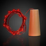 Custom Red LED Cork String Light Set