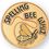 Blank Scholastic Award Pin (Spelling Bee Whiz), 3/4" Diameter, Price/piece