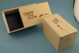 Custom Wood Sliding Lid Box, 9.5