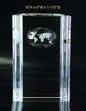 Custom Groove Atlas Optical Crystal Award Trophy., 6
