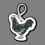 Custom Rooster (Wide) Bag Tag