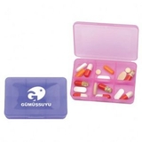 Custom Translucent Pill Box, 3 3/8