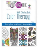 Custom Color Therapy? 24 Page Adult Coloring Book, 7 3/4