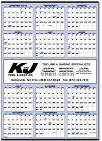 Custom Mediator Large Memo Year-In-View Calendar - Thru 5/31/12