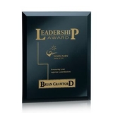 Custom Black Mirror Plaque Award (5