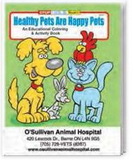 Custom Healthy Pets are Happy Pets Coloring Book, 8