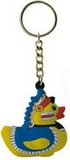 Custom 2-D Lil' Indian Chief Rubber Duck Keychain