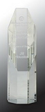 Custom Crystal Octagon Tower Award, 2.25