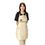 Custom Neutral Full Length Twill Bib Apron with Patch Pockets - 1 Color (22"x30"), Price/piece