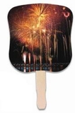 Custom Fireworks Stock Design Hand Fan