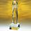 Custom Awards-optical crystal award/trophy 20 inch high, 5 1/4" W x 20" H x 5 1/4" D, Price/piece