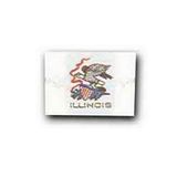 Custom Woven State Flag Applique - Illinois