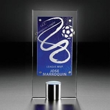 Custom Signature Series Cobalt Mondrian Award, 5