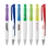 Custom Colorful Series Plastic Ballpoint Pen, 5.43" L x 0.5" W, Price/piece