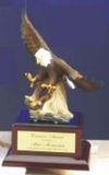 Custom Ceramic Hand Painted Eagle Award (9